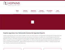 Tablet Screenshot of hopkinsappraisal.com